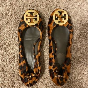 Tory Burch Animal Print Ballet Flats
